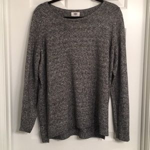 Grey Lightweight Thin Long Sleeve Sweater